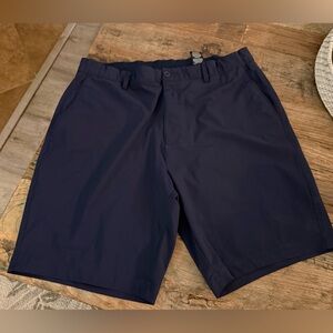 Greg Norman Collection Men's Dark Blue Flat Front Shorts